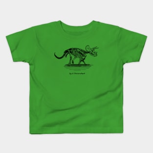 Figure Two: Triceratops Kids T-Shirt